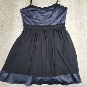 Strapless Cocktail Dress with Satin Trim